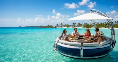 Donuts Boat en Guadeloupe pour une sortie conviviale